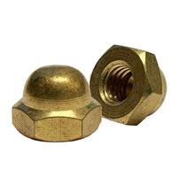 3/4"-10 Acorn Nut, Coarse, Brass